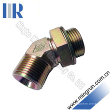Cotovelo bsp macho o-ring ajustável tubo hidráulico adaptador de montagem (1bg4-og)